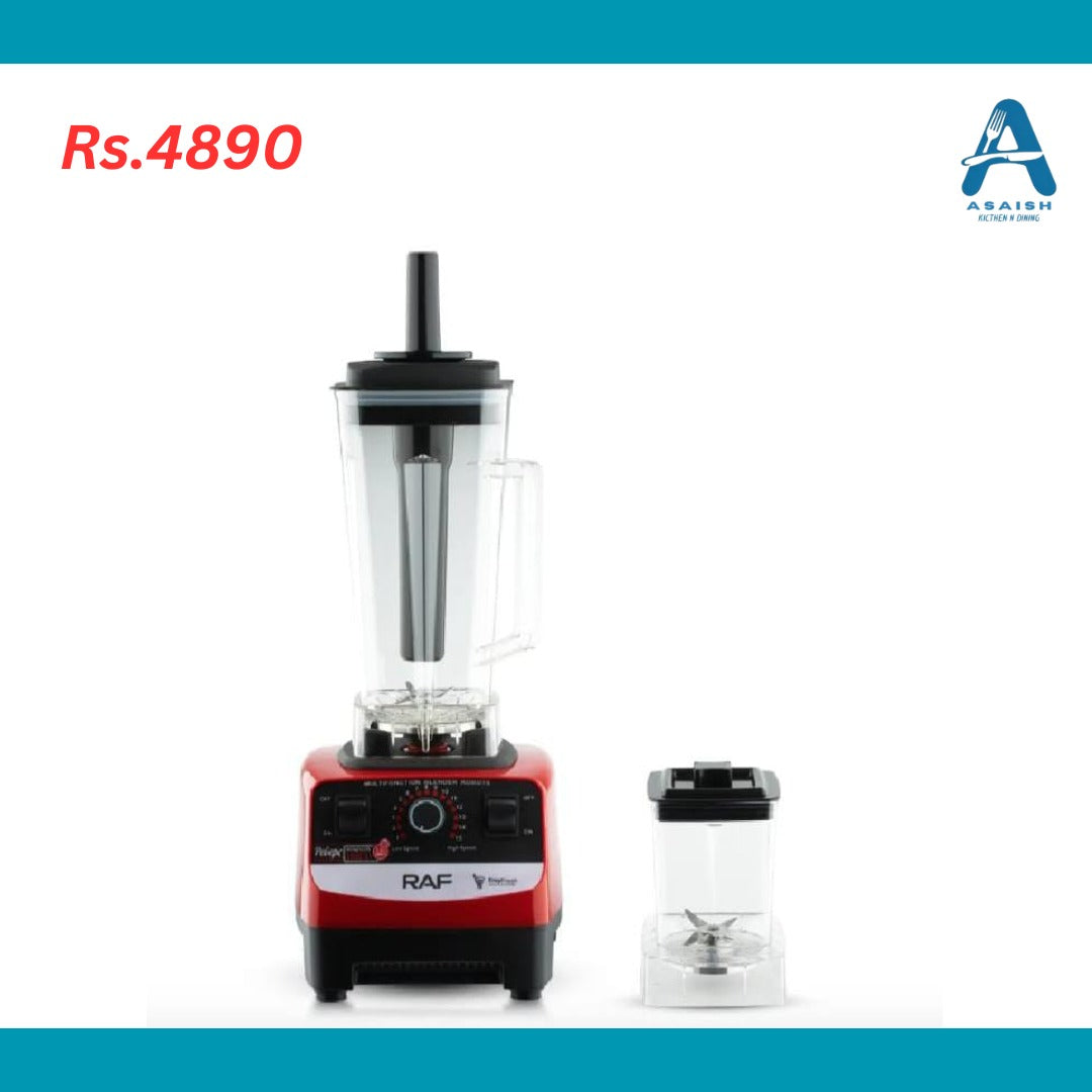 RAF 2-in-1 Blender R.2809 — 2600W power, 8 blades, 25,000rpm