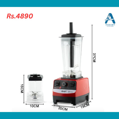 RAF 2-in-1 Blender R.2809 — 2600W power, 8 blades, 25,000rpm