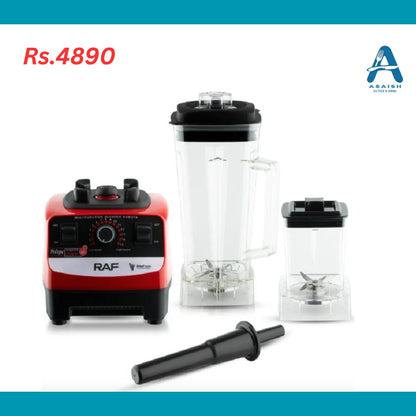 RAF 2-in-1 Blender R.2809 — 2600W power, 8 blades, 25,000rpm
