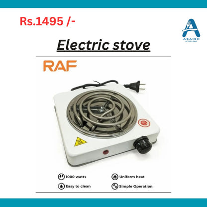 RAF Electric Stove (1000W) – Model R8010A